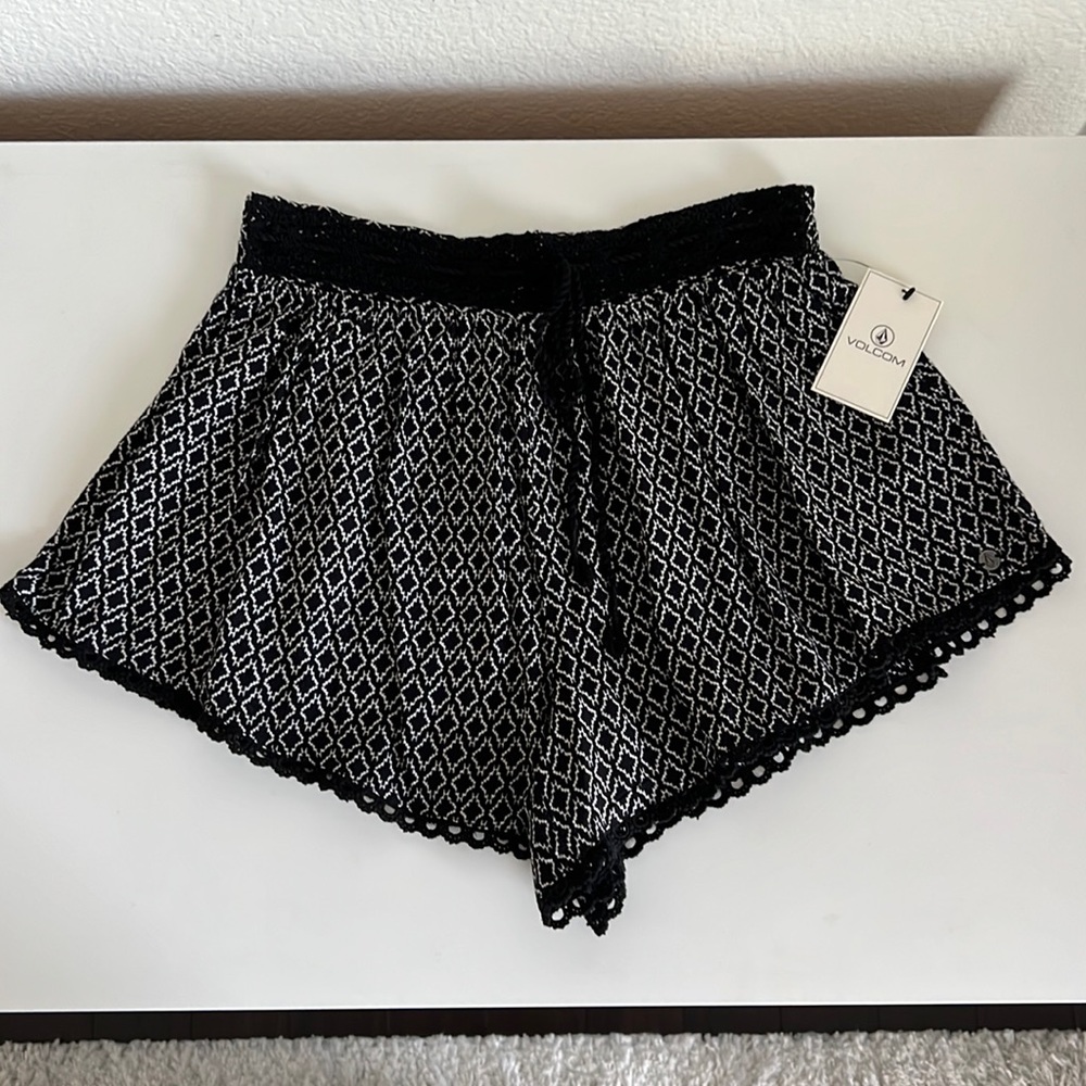 Volcom Black Simple Things Womens Shorts